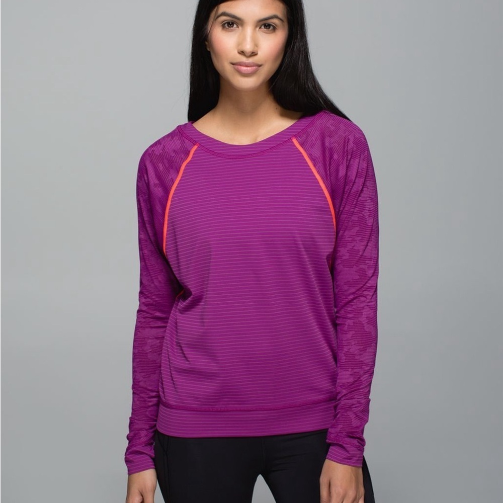 lululemon athletica Run For Days Long Sleeve Top Regal Plum
